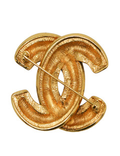 Broche vintage CHANEL matelassée