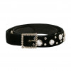 Ceinture SONIA RYKIEL noire strass