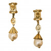 MARIE PARIS vintage resin clip-on earrings