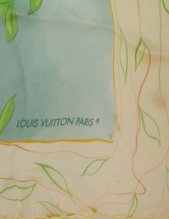 LOUIS VUITTON Vintage silk voile scarf