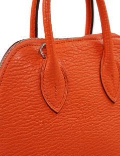 Mini sac bolide HERMES chèvre Mysore potiron