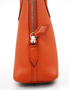 Mini sac bolide HERMES chèvre Mysore potiron