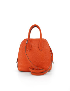 Mini sac bolide HERMES chèvre Mysore potiron