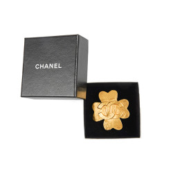 Broche trèfle CHANEL vintage