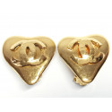 Vintage CHANEL Heart Earrings