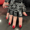 CHANEL "The little black glove" mittens size 7.5FR