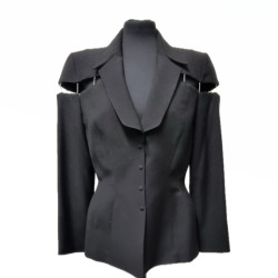 Veste THIERRY MUGLER T 44 noire