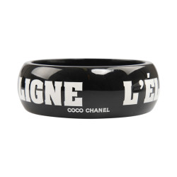 Bracelet CHANEL L "l'élégance c'est la ligne  Coco Chanel"