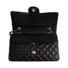 Timeless CHANEL cuir d'agneau noir