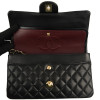 Timeless CHANEL cuir d'agneau noir