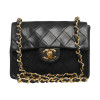 Sac Classique carré vintage CHANEL noir 