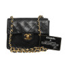 Sac Classique carré vintage CHANEL noir 