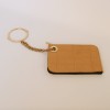 pochette CHANEL en cuir de veau lisse beige