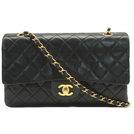 Double flap 25 CHANEL noir