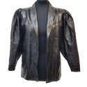 Veste JEAN CLAUDE JITROIS cuir noir