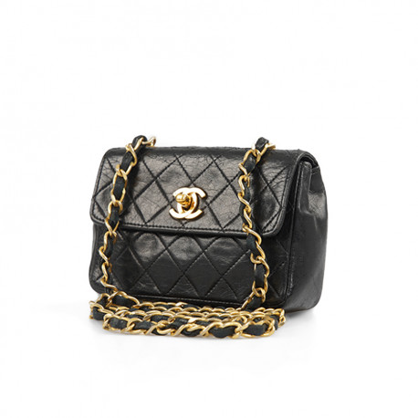 CHANEL vintage mini black...