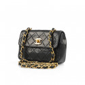 CHANEL vintage mini black crossbody bag