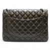 CHANEL maxi classic quilted black bag