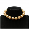 CHANEL vintage baroque molten-glass beads choker