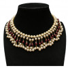 Collier MARGUERITE DE VALOIS perles pendantes