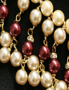 Collier MARGUERITE DE VALOIS perles pendantes