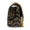 CHANEL 2.55 bag imitation crocodile black painted gold c h a n e l