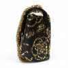 CHANEL 2.55 bag imitation crocodile black painted gold c h a n e l