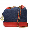 CHANEL denim purse bag