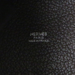 Sac à dos HERMES toile et cuir