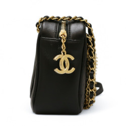 Sac CHANEL multi chaines noir