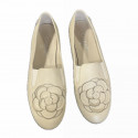 Mocassins CHANEL T 38,5 beige