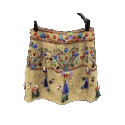 Jupe DOLCE GABBANA T38 lin broderies 