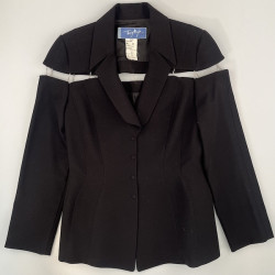 Veste THIERRY MUGLER T 44 noire