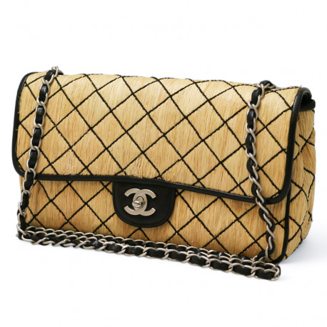 Sac CHANEL paille Collector