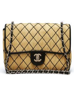 Sac CHANEL paille Collector