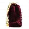  CHANEL small bag in cardinal red velvet