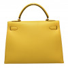 Kelly 32 HERMES sellier jaune