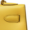 Kelly 32 HERMES sellier jaune