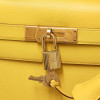 Kelly 32 HERMES sellier jaune