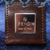 Baguette FENDI feutrine bleue 