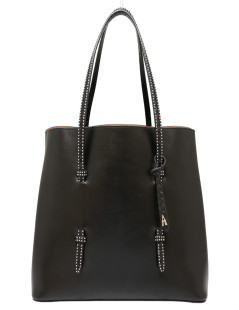 Sac ALAIA cuir box noir