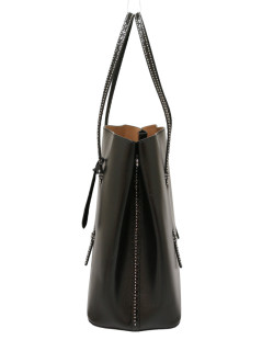 Sac ALAIA cuir box noir