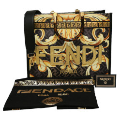 Tote bag FENDI collaboration VERSACE