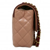 Sac classique CHANEL rose et bordeaux