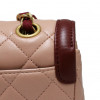 Sac classique CHANEL rose et bordeaux