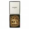 CHANEL vintage chain necklace with quilted CC logo