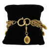 CHANEL vintage multi-row gold pendants bracelet