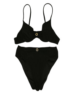 Maillot de bain CHRISTIAN DIOR noir 2 pièces