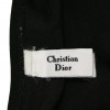 CHRISTIAN DIOR black two-piece bathing suit