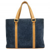 CELINE blue embossed suede bag